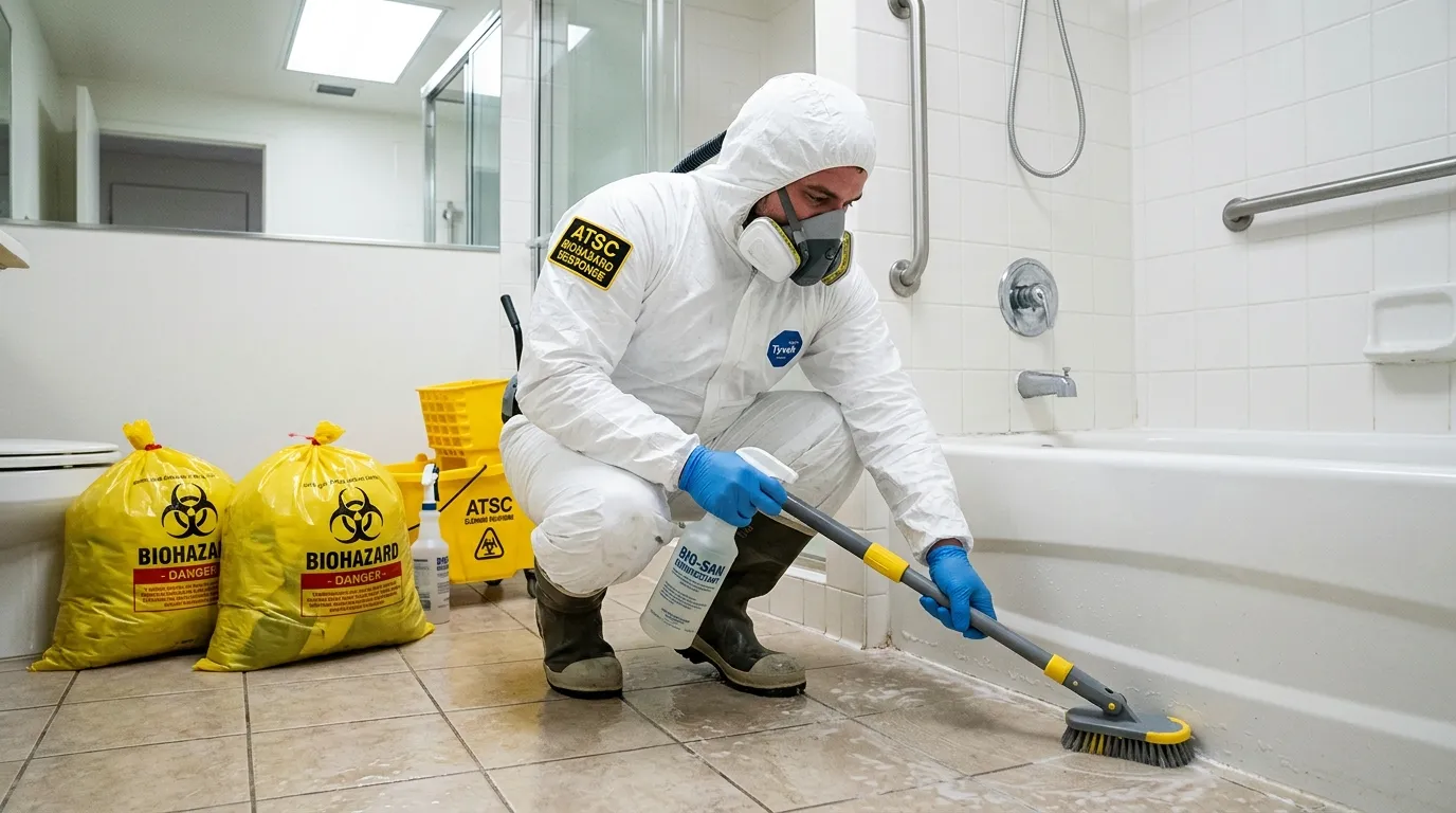 Decontamination equipment deployed for Blood Cleanup in Connersville